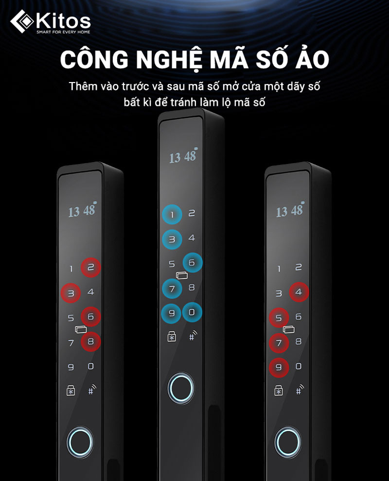 Khoá cửa nhôm Kitos KT-AL110